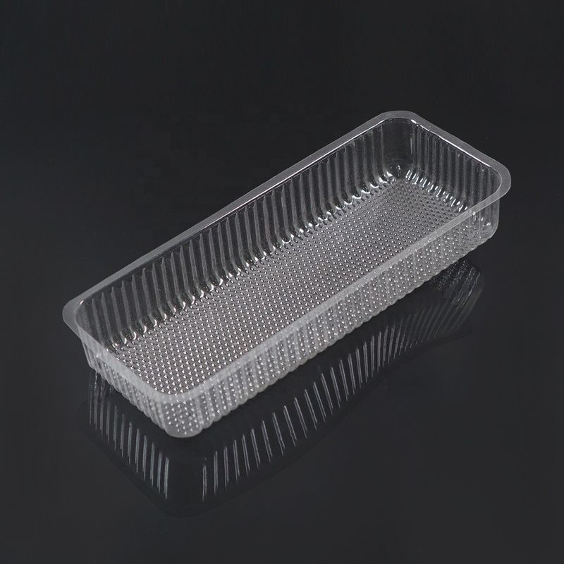 Emballage sur plaquette en plastique transparent en PET pour biscuits et collations