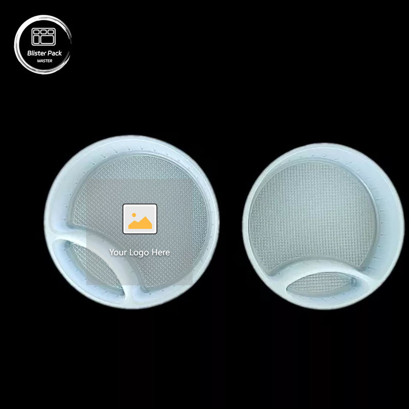 Plateau en plastique en PP transparent et jetable, emballage à 6 cavités pour le chocolat, les bonbons, les gâteaux de lune, les muffins et les boulettes