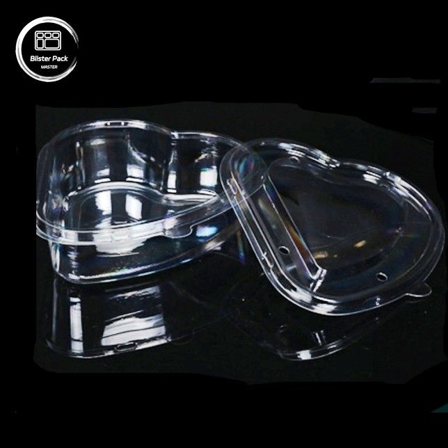 Plateau en plastique en PP transparent et jetable, emballage à 6 cavités pour le chocolat, les bonbons, les gâteaux de lune, les muffins et les boulettes