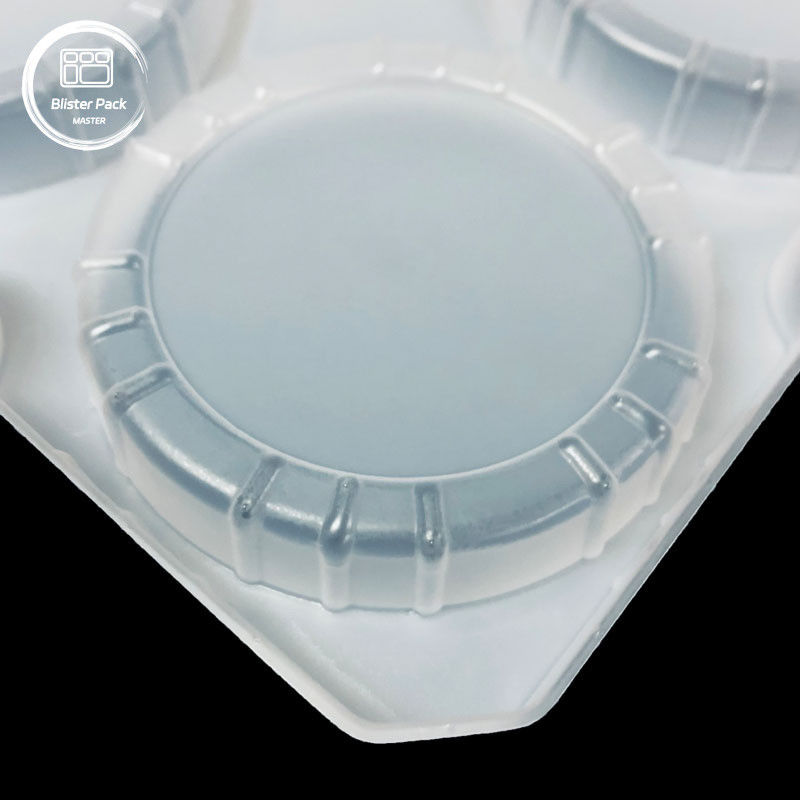 Fabrique OEM Tour de vente protégé plateau en PP avec couvercle, bouteille de boissons et emballage de tasse de yogourt