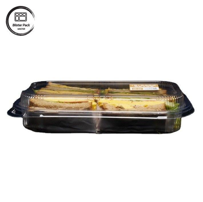 Boîte à gâteaux en rouleau suisse en PET transparent personnalisée pour les desserts de qualité alimentaire et les emballages cadeaux