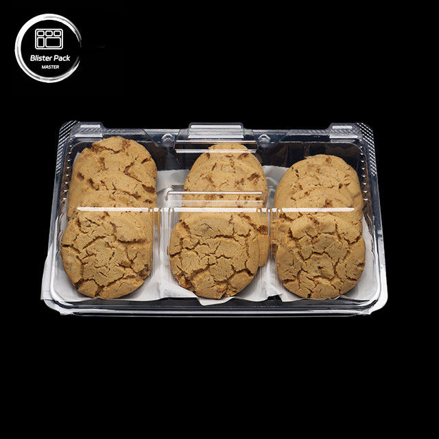 Boîte à gâteaux en rouleau suisse en PET transparent personnalisée pour les desserts de qualité alimentaire et les emballages cadeaux