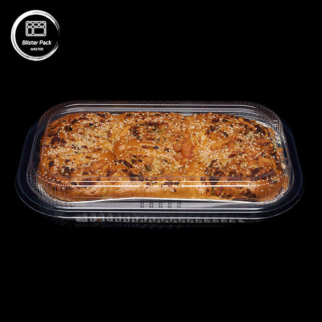 Boîte à gâteaux en rouleau suisse en PET transparent personnalisée pour les desserts de qualité alimentaire et les emballages cadeaux