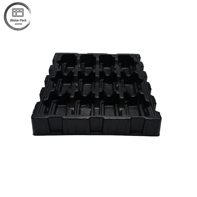 Plateau d'emballage de PCB ESD PS, plateau anti-statique en plastique pour électronique