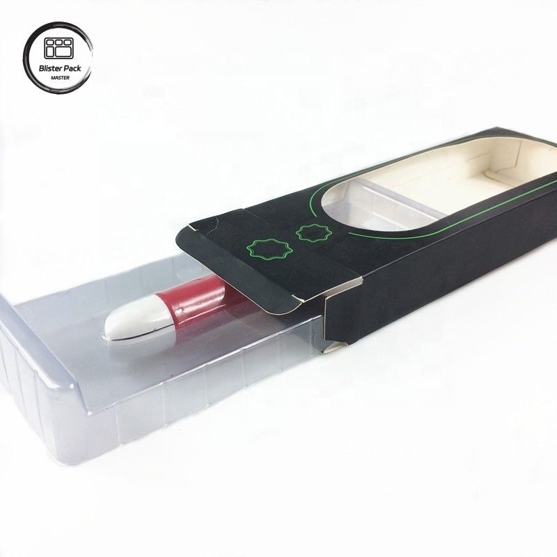 Vibrateur jetable transparent Emballage de produits pour adultes, plateau en plastique pour les produits pour adultes