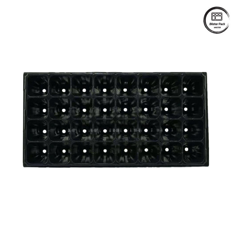 32/50/72/105/128/200 Plateau de semis en PET cellulaire pour la germination des plantes, plateaux de semis pour les jardins de légumes