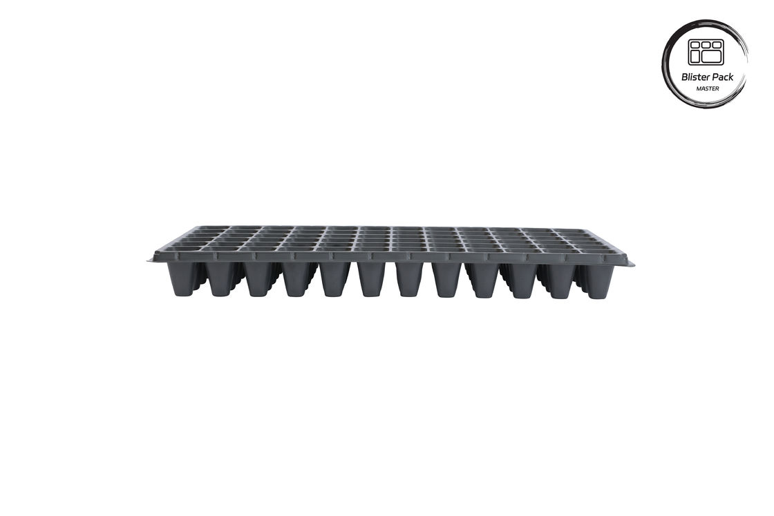 Plateau d'amorçage des semences de pépinière de 72 cellules PS, plateau de multiplication durable pour les semis et la germination