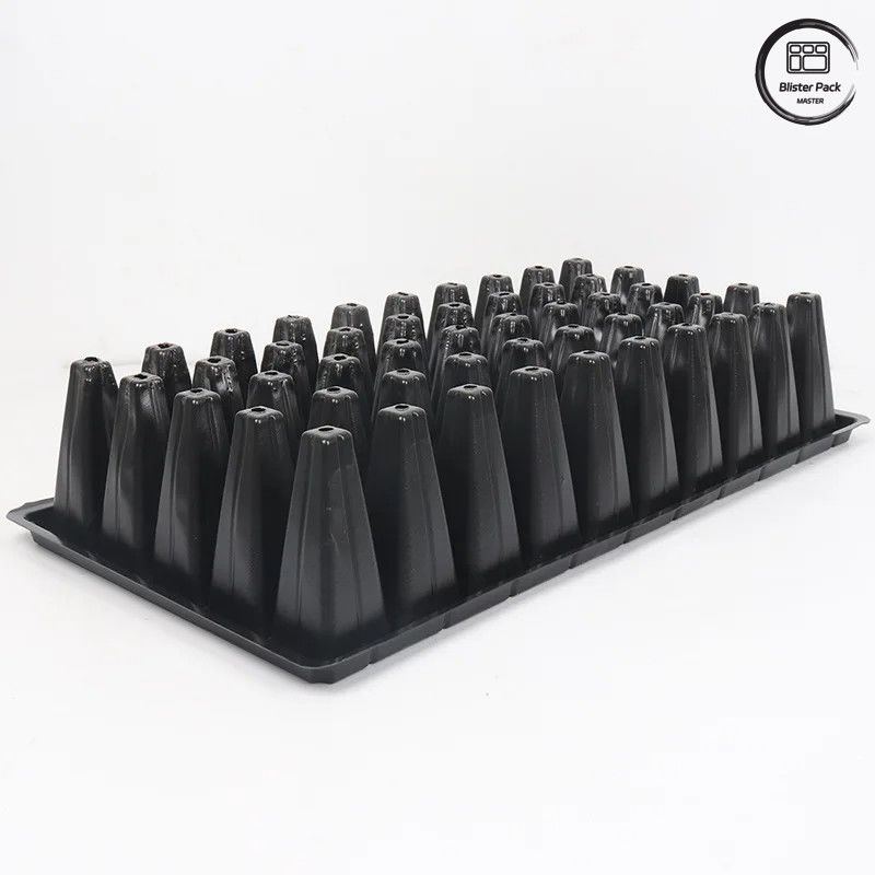 50 plateaux de semis cellulaires pour les plantations de pépinières et de jardins, plateaux de semis en plastique durable