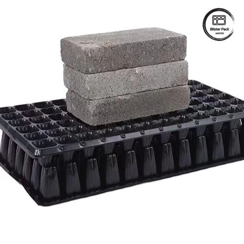 50 cellules de semis de jardin d'enfants plateau de prise PS durable pour une croissance efficace des semis