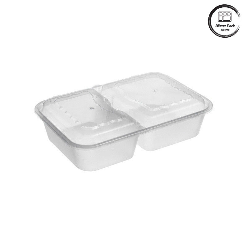 1-4 Compartements boîte à lunch noire jetable à micro-ondes Conception étanche aux fuites pour les besoins d'emballage alimentaire